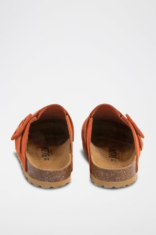 Sabots en nubuck - Orange