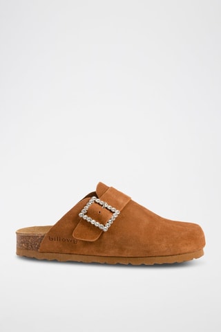 Sabots en nubuck - Camel