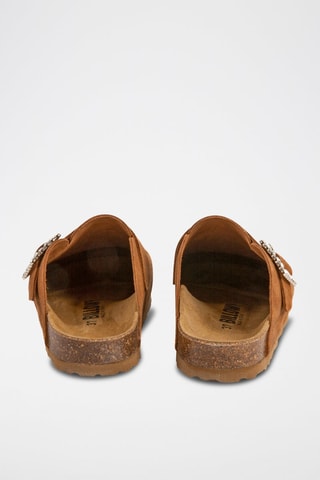 Sabots en nubuck - Camel