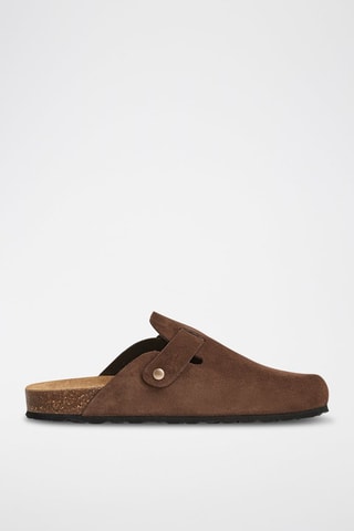 Sabots en nubuck Rosso - Marron