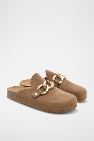 Sabots en nubuck Rosso - Marron
