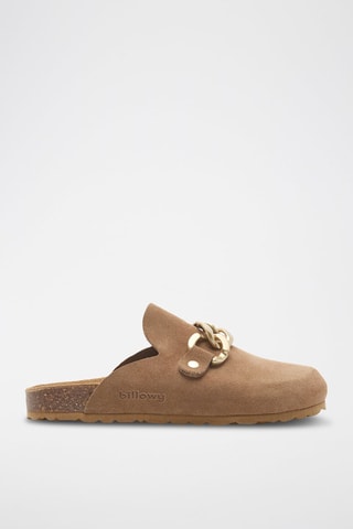 Sabots en nubuck Rosso - Marron