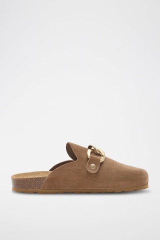 Sabots en nubuck Rosso - Marron