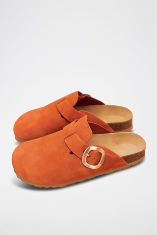 Sabots en nubuck - Orange