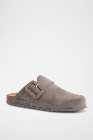 Sabots en nubuck - Gris
