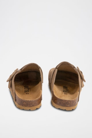Sabots en nubuck Marron clair
