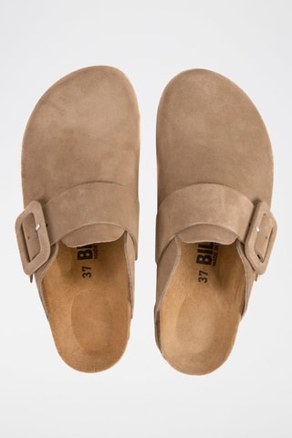 Sabots en nubuck Marron clair