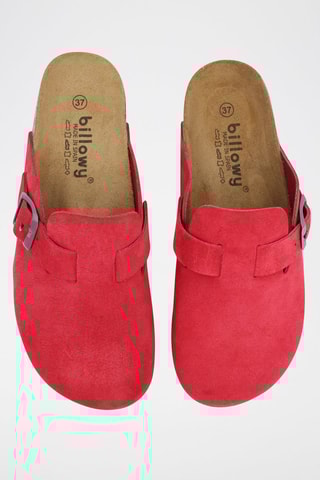 Sabots en nubuck Rosso Rouge