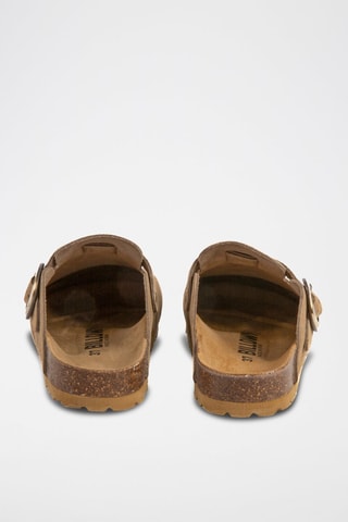 Sabots en nubuck Marron clair