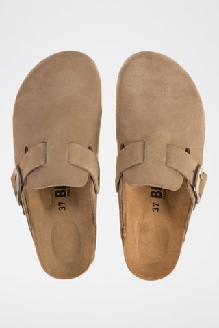 Sabots en nubuck Marron clair
