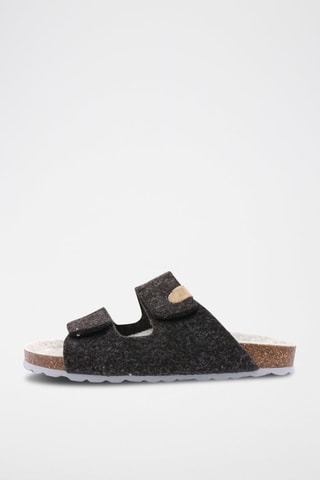 Mules - Noir chiné