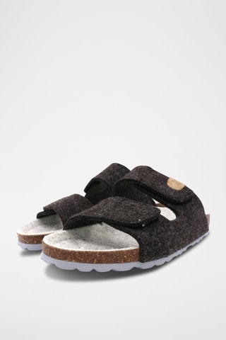 Mules - Noir chiné