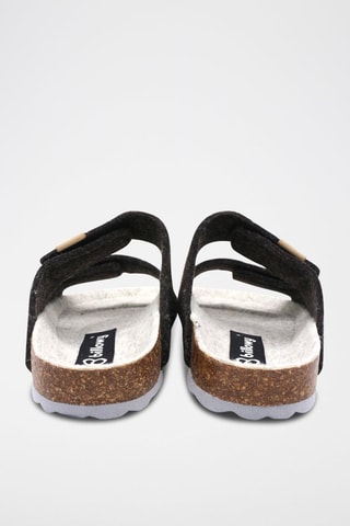 Mules - Noir chiné