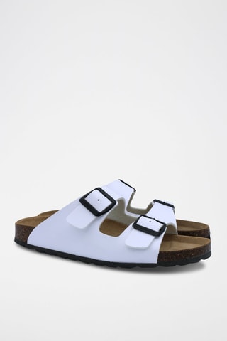 Mules Rosso - Blanc