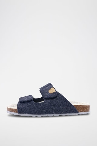 Mules - Bleu marine chiné