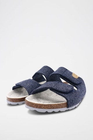 Mules - Bleu marine chiné