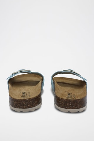 Mules en nubuck Rosso - Bleu clair