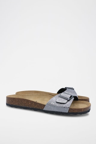 Mules Rosso - Gris