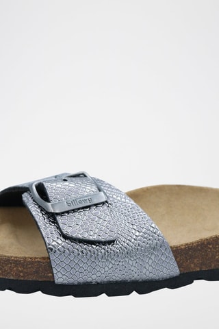 Mules Rosso - Gris