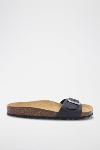 Mules en cuir Rosso - Marron foncé