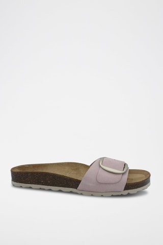 Mules en nubuck Rosso - Rose