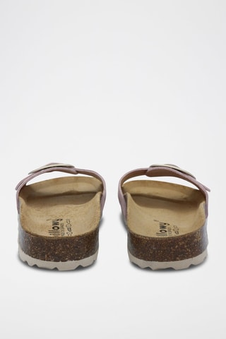 Mules en nubuck Rosso - Rose
