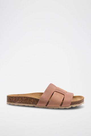 Mules en nubuck - Rose