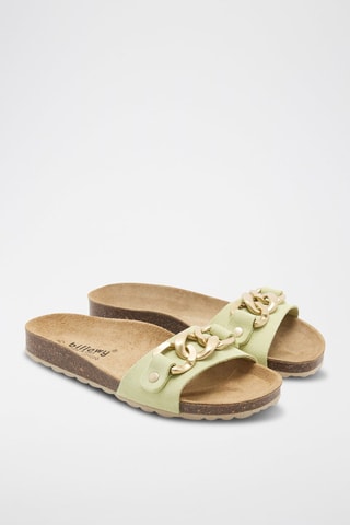 Mules en nubuck Rosso - Vert