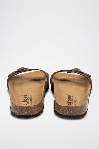 Mules en nubuck Rosso - Marron