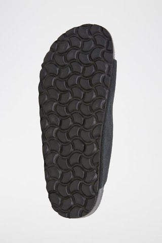 Mules en nubuck - Noir