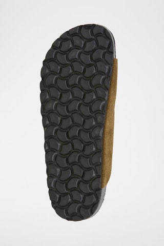 Mules en nubuck - Vert