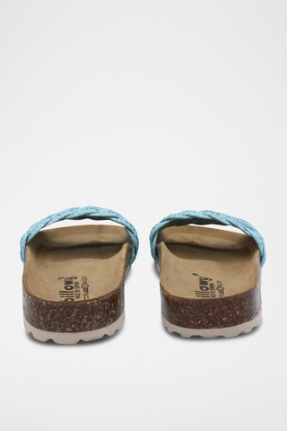 Mules Rosso - Bleu clair
