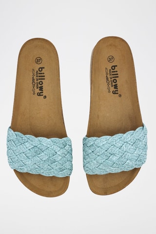 Mules Rosso - Bleu clair