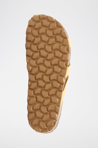 Mules en cuir - Jaune