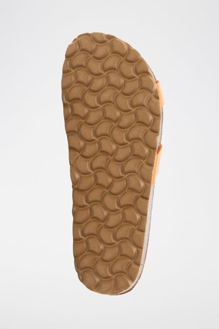 Mules en cuir - Orange