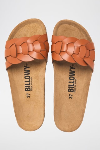 Mules en cuir - Camel