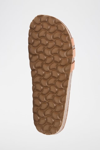 Mules en cuir - Camel