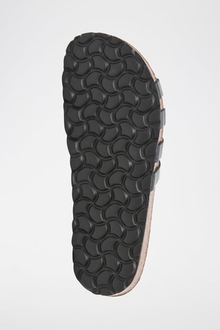 Mules en cuir - Noir