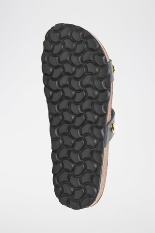Mules en cuir - Noir
