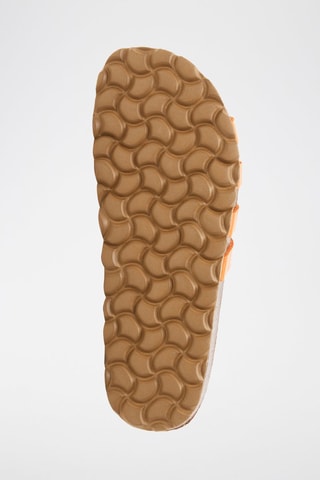Mules en cuir - Orange