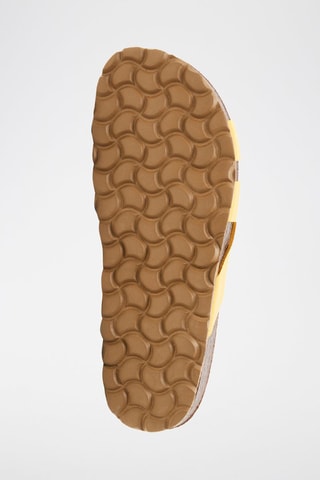 Mules en cuir - Jaune