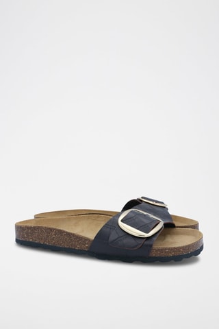 Mules Rosso Marron foncé