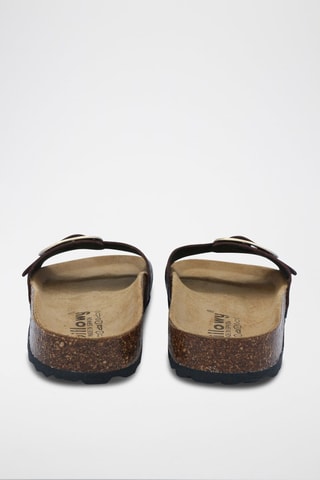 Mules Rosso Marron foncé