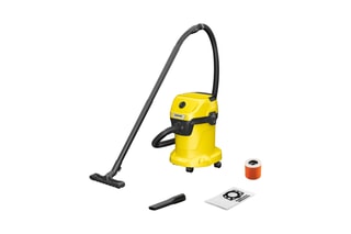 Aspirateur eau et poussières WD 3 V-17/4/20 - Filtre à cartouche monobloc - 45 l/s