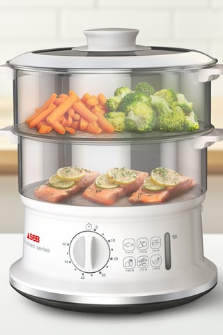 Cuiseur vapeur en acier inoxydable Convenient Series - 6 l - 900 W
