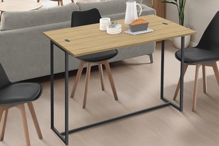 Table repas Memphis - 4 personnes - 110 x 40-80 x 75 cm