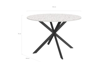 Table à manger Soline - 110 x 76 x 110 cm