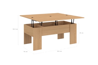 Table basse Albane -100 x 50 x 45 cm