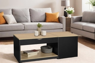 Table basse relevable Elina - 110 x 55 x 42 cm