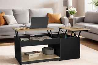 Table basse relevable Elina - 110 x 55 x 42 cm